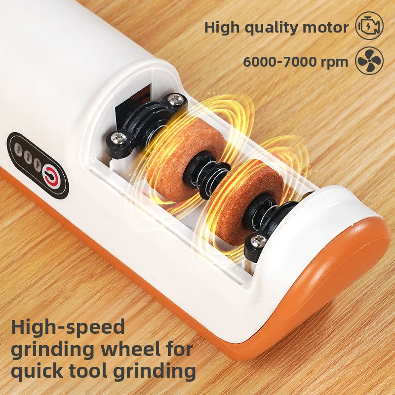 Electric Knife Sharpener with Diamond Grinding Wheel